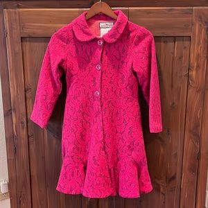 American-Widgeon dress coat pink lace